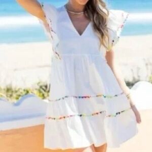 Crosby By Mollie Burch Lydia Doll Dress Size XXS White